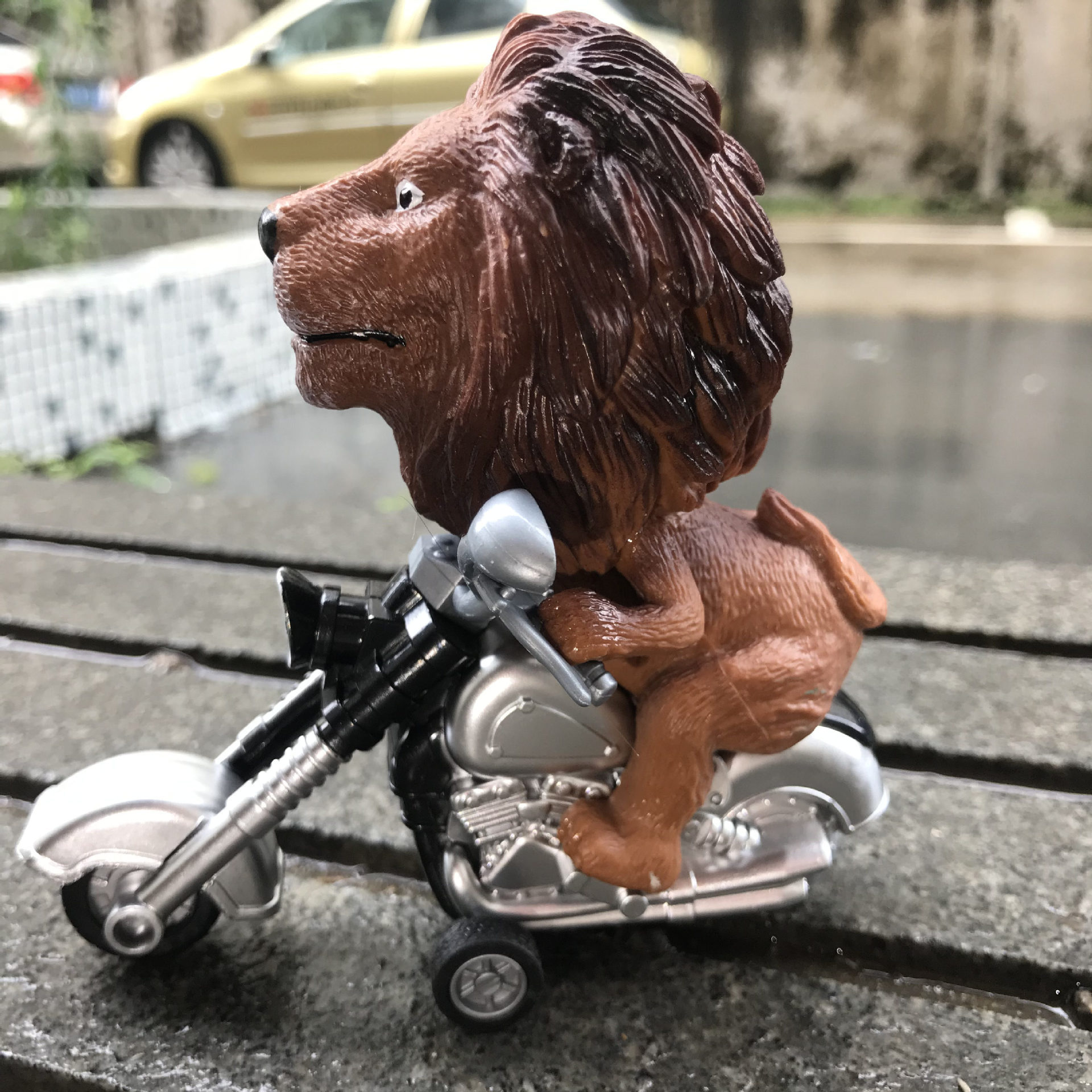 包邮跨境恐龙模型惯性摩托车玩具抖音网红同款男孩玩具车汽车批发