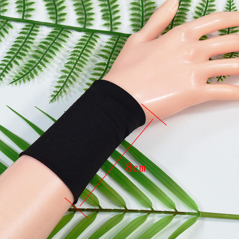 护腕手腕夏薄牛奶丝男运动擦汗保护套女瑜伽遮疤痕纹身空调房
