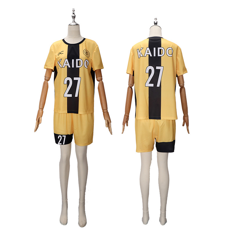 Qingzhi Reed Cos Costume Qingjing Men's Short-Sleeved T-shirt Sports Football Clothing Team Anime Cosplay Clothing