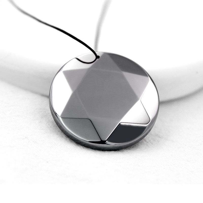 日韩时尚天然能量石太赫兹六芒星形吊坠男女款太赫兹挂坠跨境批发