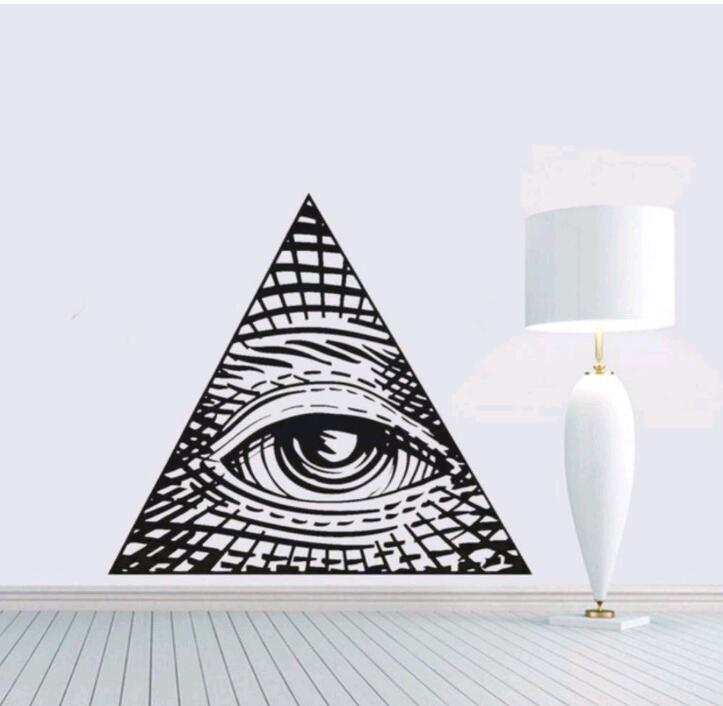 triangle三角形眼睛埃及eye贴精雕贴decor跨境ebay逊速卖通dw3673