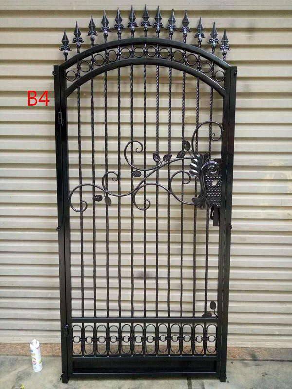 定制欧式铁艺门铁艺大门小门铁门别墅门庭院防盗门花园仓库双开门