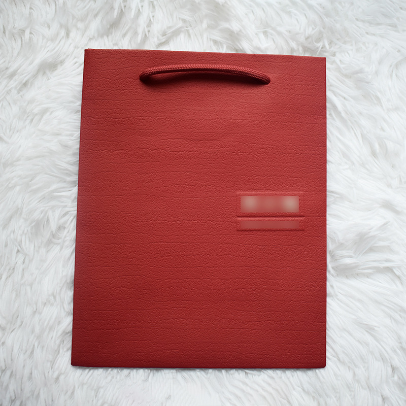 周大福同款手提袋礼品袋纸袋包装袋大/中/小三款现货(可烫标志)