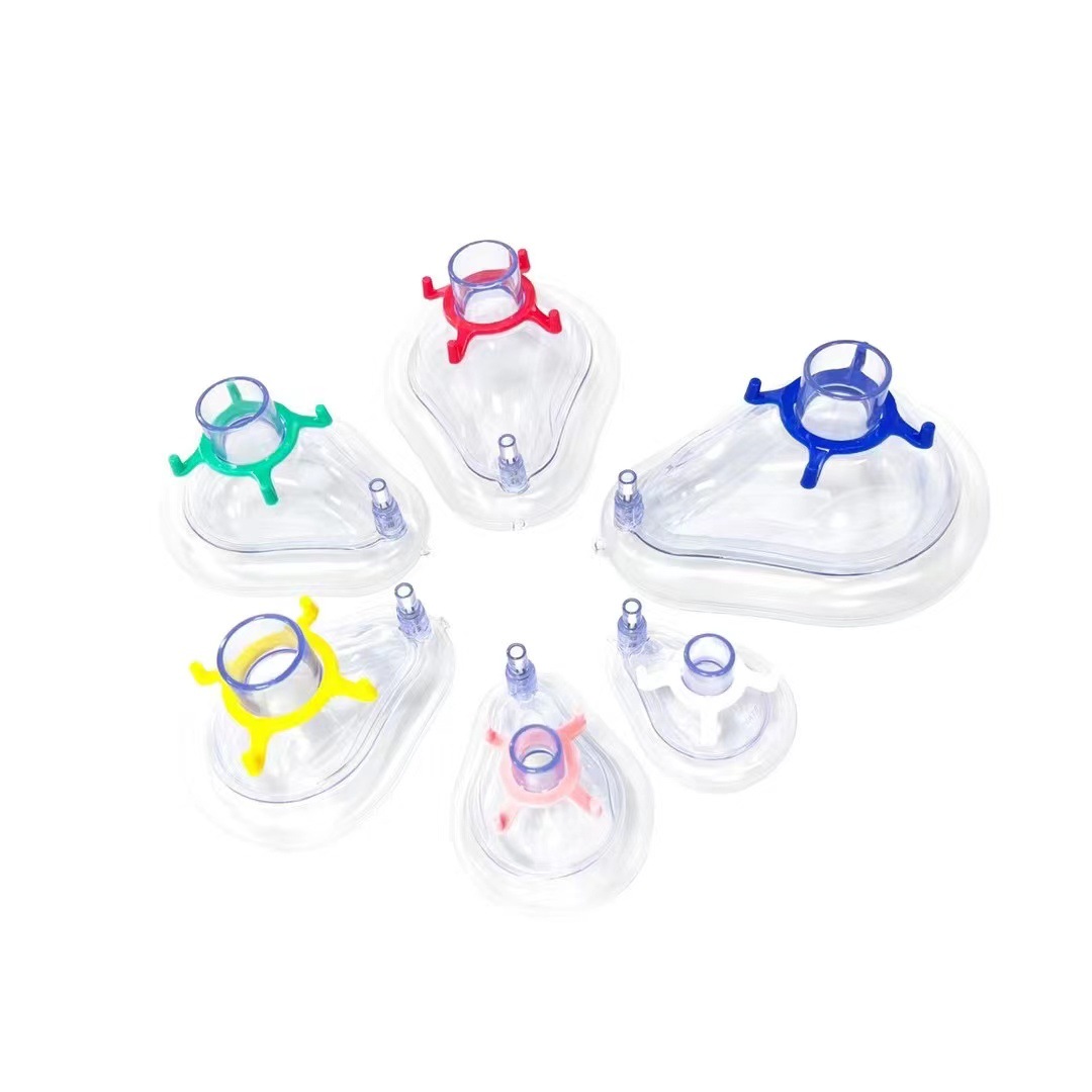 呼吸麻醉面罩一次性可充气式 成人小儿麻醉呼吸球囊面罩-阿里巴巴