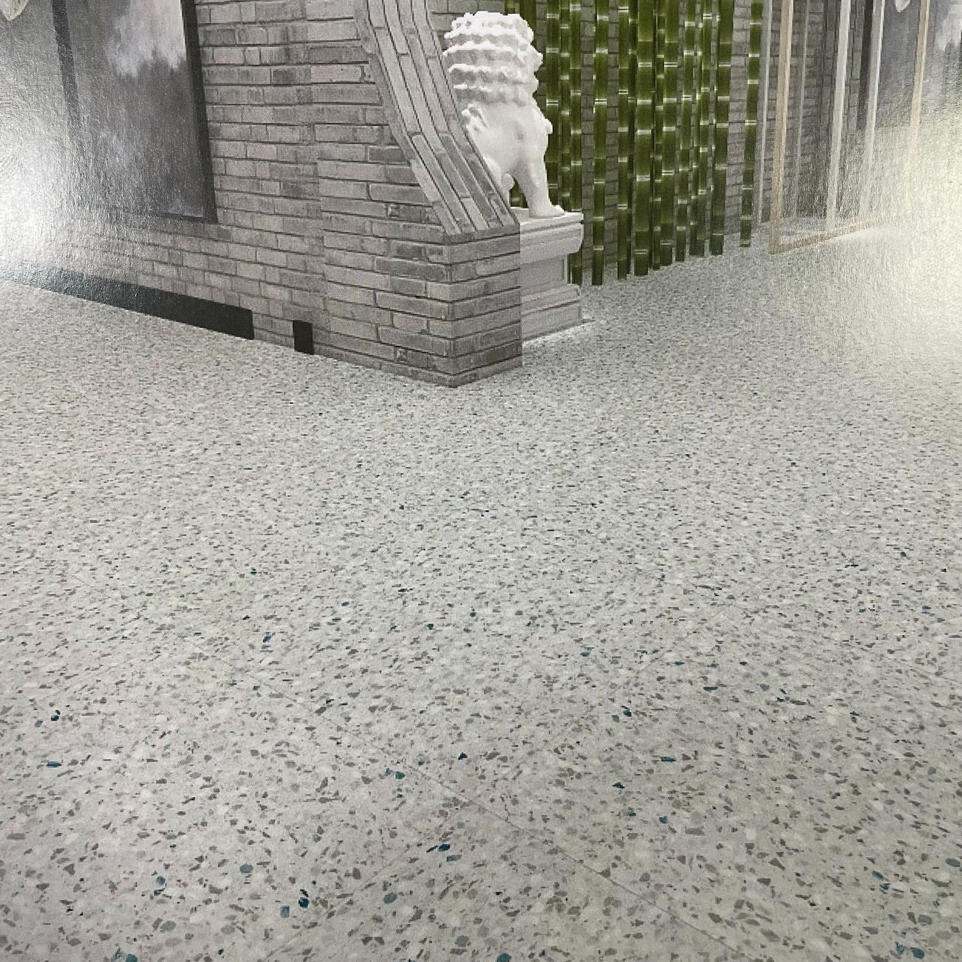 pvc石塑地板2.0mm厚家装工装木纹片材地板加厚耐磨石纹塑胶地板