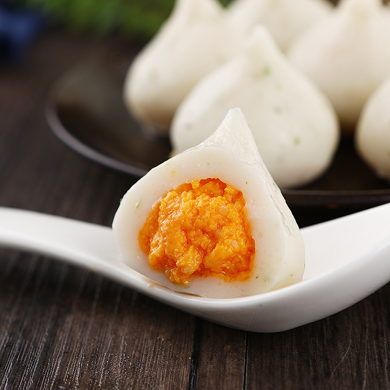 蟹籽包豆捞火锅包蟹籽鱼丸蟹黄包5斤装蟹味包