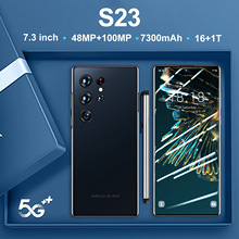 跨境手机S23+Ultra 真4G 安卓11真穿孔7.3大屏 800万像素 (3+64）