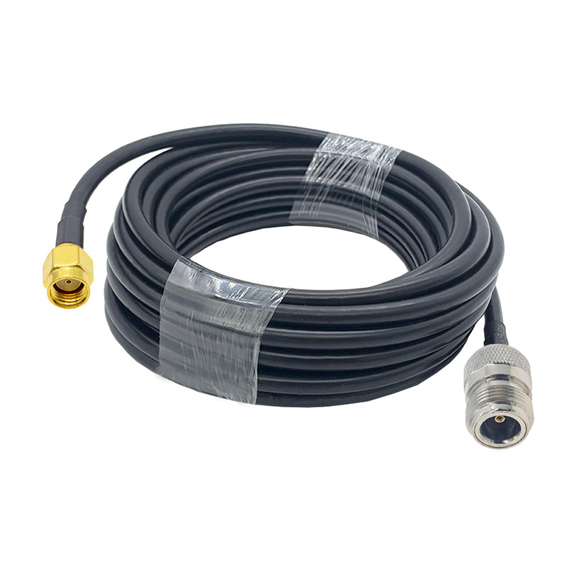 n型母头转rpsma公反极性天线延长线rg58射频同轴电缆馈线转接线