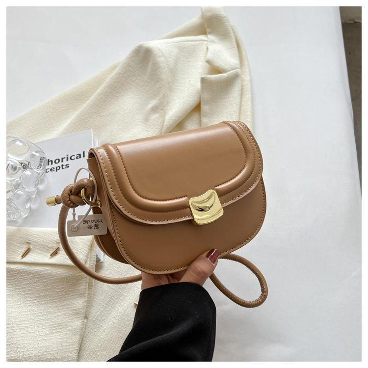 Women's Bag 2023 Spring and Summer New Trendy All-Match Shoulder Bag Pu Fashion Stitching Messenger Bag