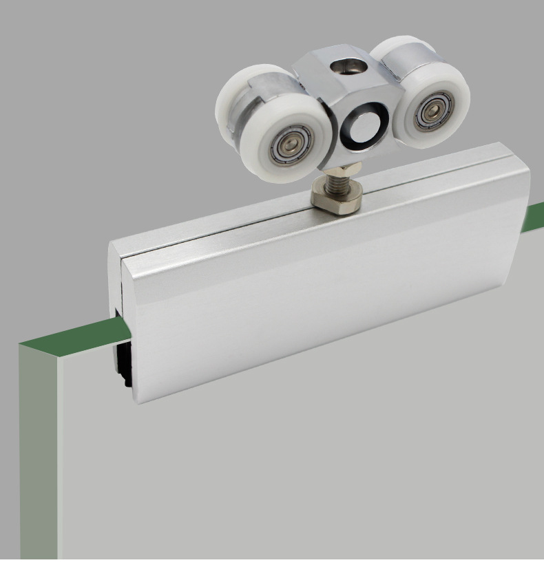 厂家批发移门滑轮玻璃门用吊轮吊轮吊轨配件推拉移门五金配件