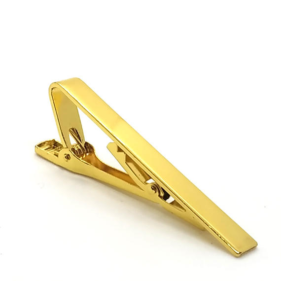 领带夹刻字男商务简约logo职业领带现货铜制领口夹姓名夹礼物刻字
