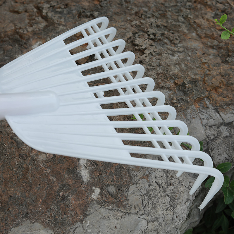 Agricultural Rake Garden Tools Hug Pitchfork Flowers and Plants Planting Loose Soil Rake Plastic Pitchfork Grain Plastic Rake