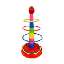 新款叠叠乐彩虹套圈圈玩具亲子互动投掷套圈儿童减压玩具地摊批发