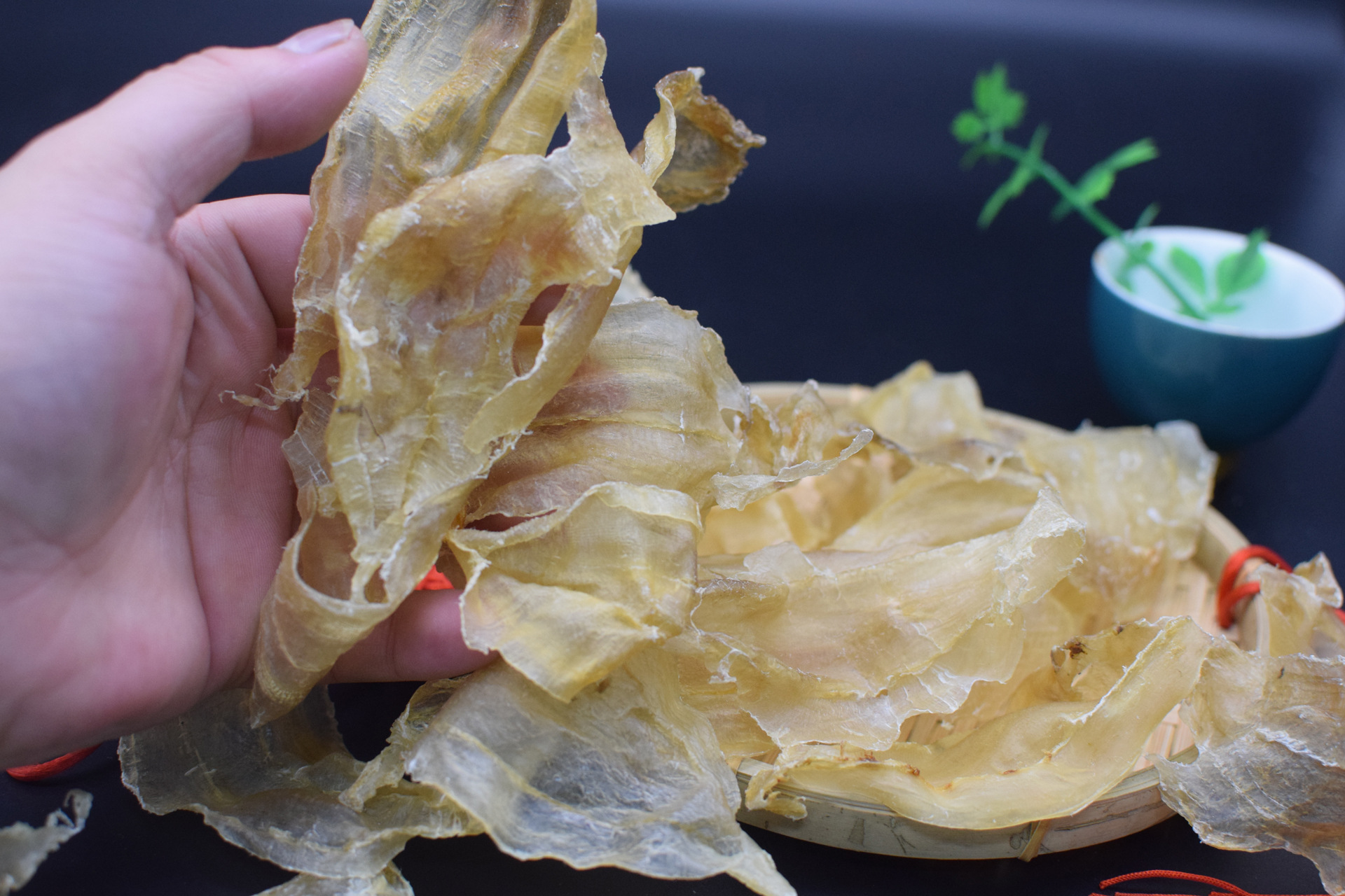 大口赤嘴公肚赤嘴花胶 赤嘴鱼胶开片头海味干货批发厂家