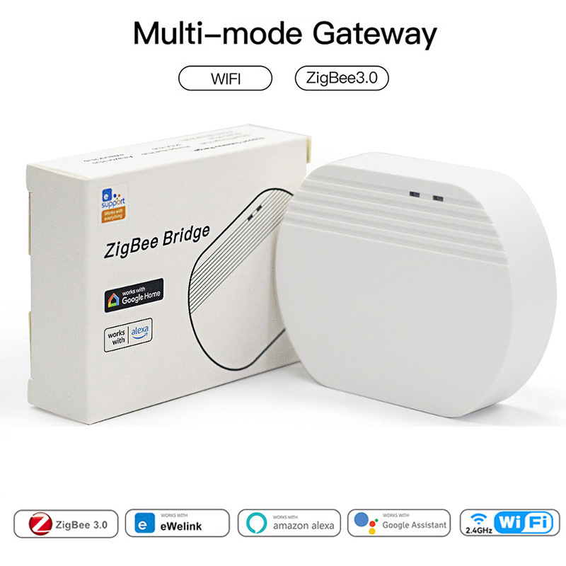 Zigbee3.0 Wireless Gateway Smart Home Central Control System Remote App Control Timing Delay Voice Gateway