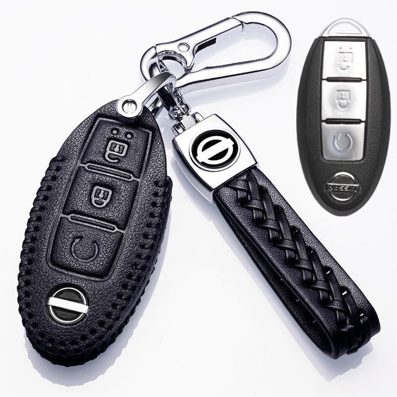 适用日产奇骏钥匙套2021款东风尼桑车2022款奇骏真皮钥匙包高档扣