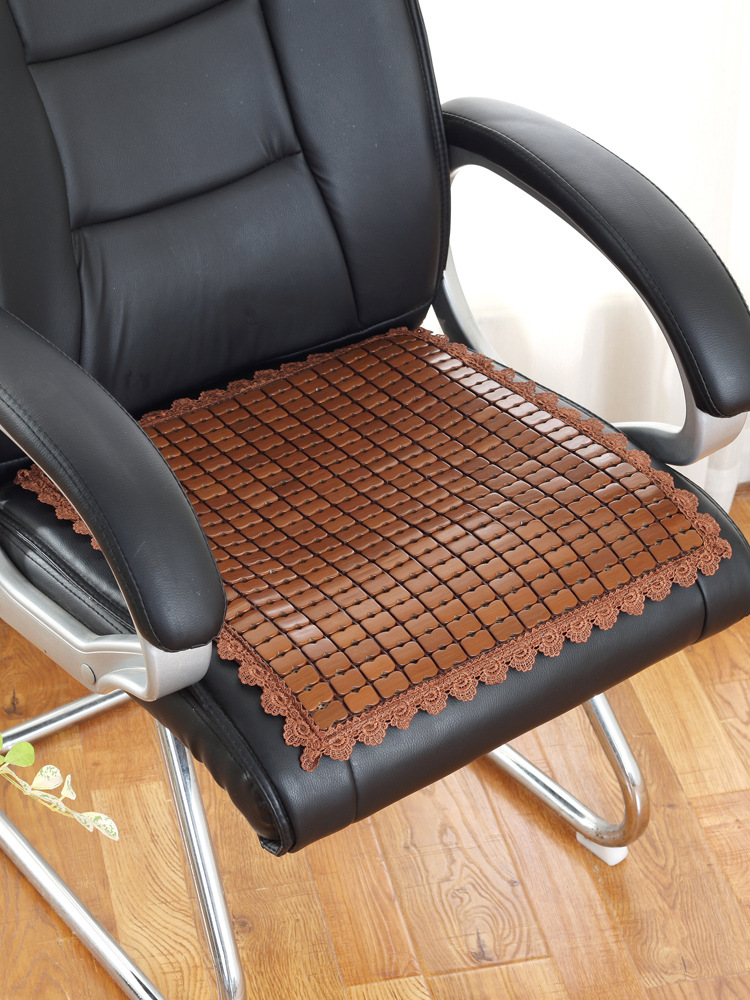 坐垫夏季办公室透气椅子凉席麻将夏天久坐屁垫汽车竹凉垫座垫椅垫