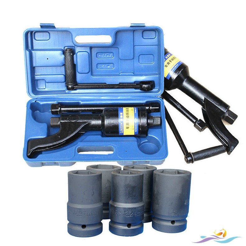 拆卸螺母轮胎拆卸减速轮胎套筒省力扳手大货车手动风炮手摇增力器