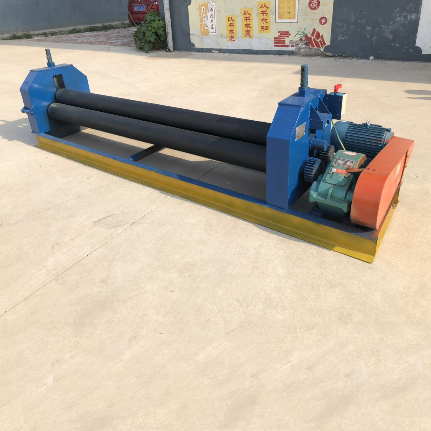 现货电动三辊不锈钢卷板机 小型钢板镀锌板卷圆机 铁皮滚圆机厂家