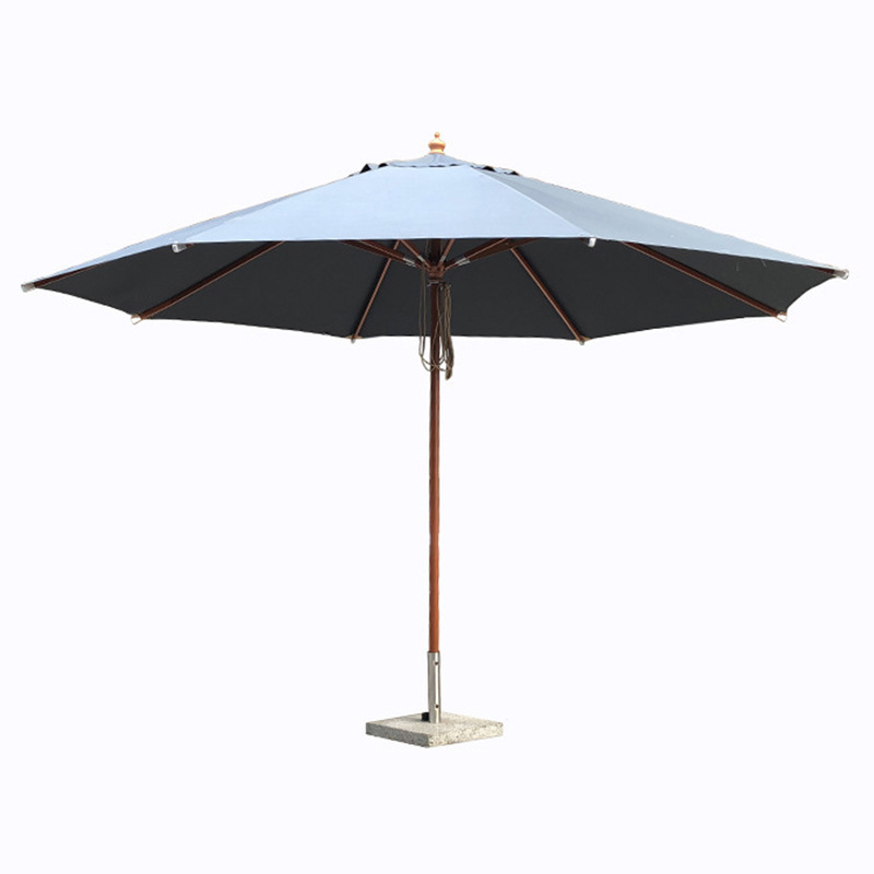 可定制木伞 户外中柱伞沙滩伞遮阳伞