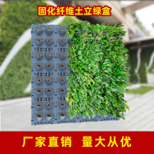 室外围挡墙立体种植盒植物墙花盆容器垂直绿化壁挂组合多层种植槽