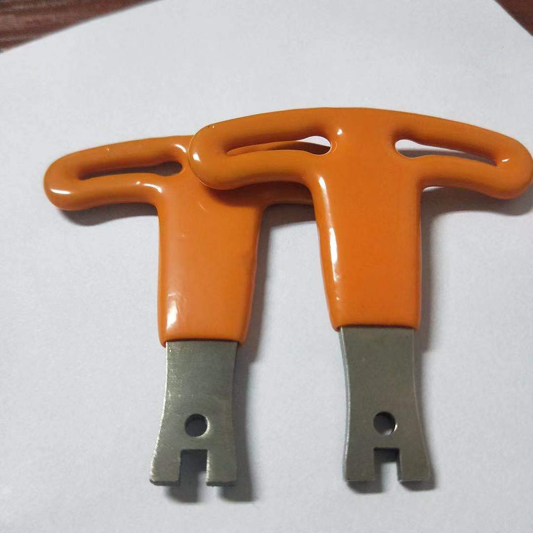 东莞源头厂家pvc浸塑pe包胶 五金把手浸塑包胶 可全包 半包加工