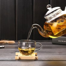 功夫茶具花茶壶玻璃套装围炉煮茶耐热可加热带过滤网茶水分离家用