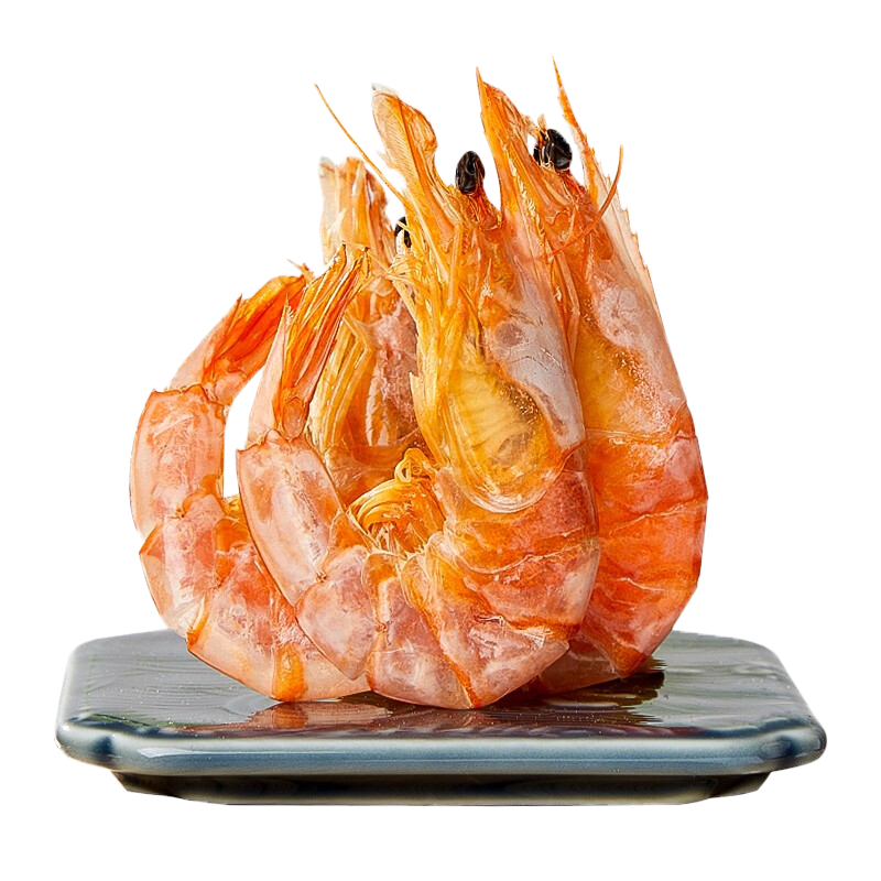 烤虾干即食无海鲜盐炭烤对虾干货特大产孕妇儿童休闲零食小吃
