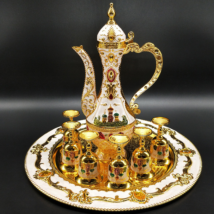 景泰蓝酒杯景泰蓝珐琅酒壶茶壶白酒杯仿用创意酒具北京-阿里巴巴