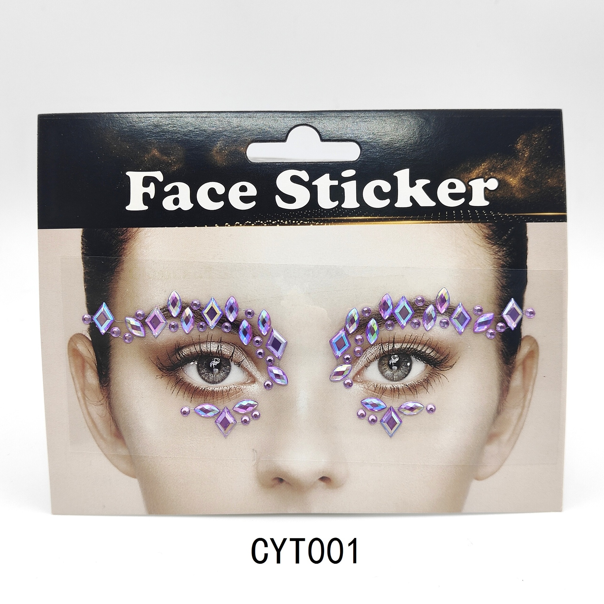 Face Pasters Bindi Eye Pad Diamond Sticker Acrylic Diamond Face Pasters Masquerade Show Face Decoration Rhinestone