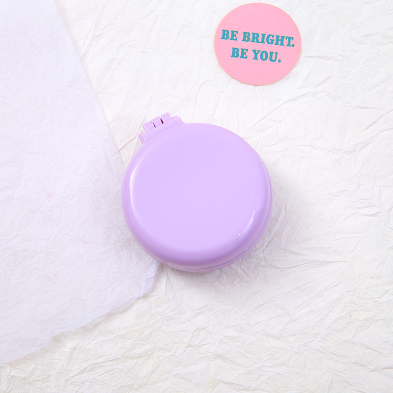 Korean Ins Macaron Solid Color Soft and Adorable Mirror Integrated Mini-Portable Portable Comb Airbag Cushion Massage Comb