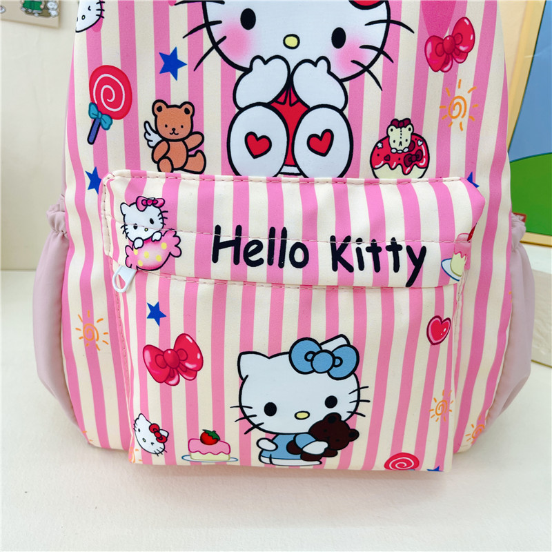 2023 Summer New Children's Bags Cute Cartoon Pattern Oxford Cloth Backpack Kindergarten Baby School Season Schoolbag