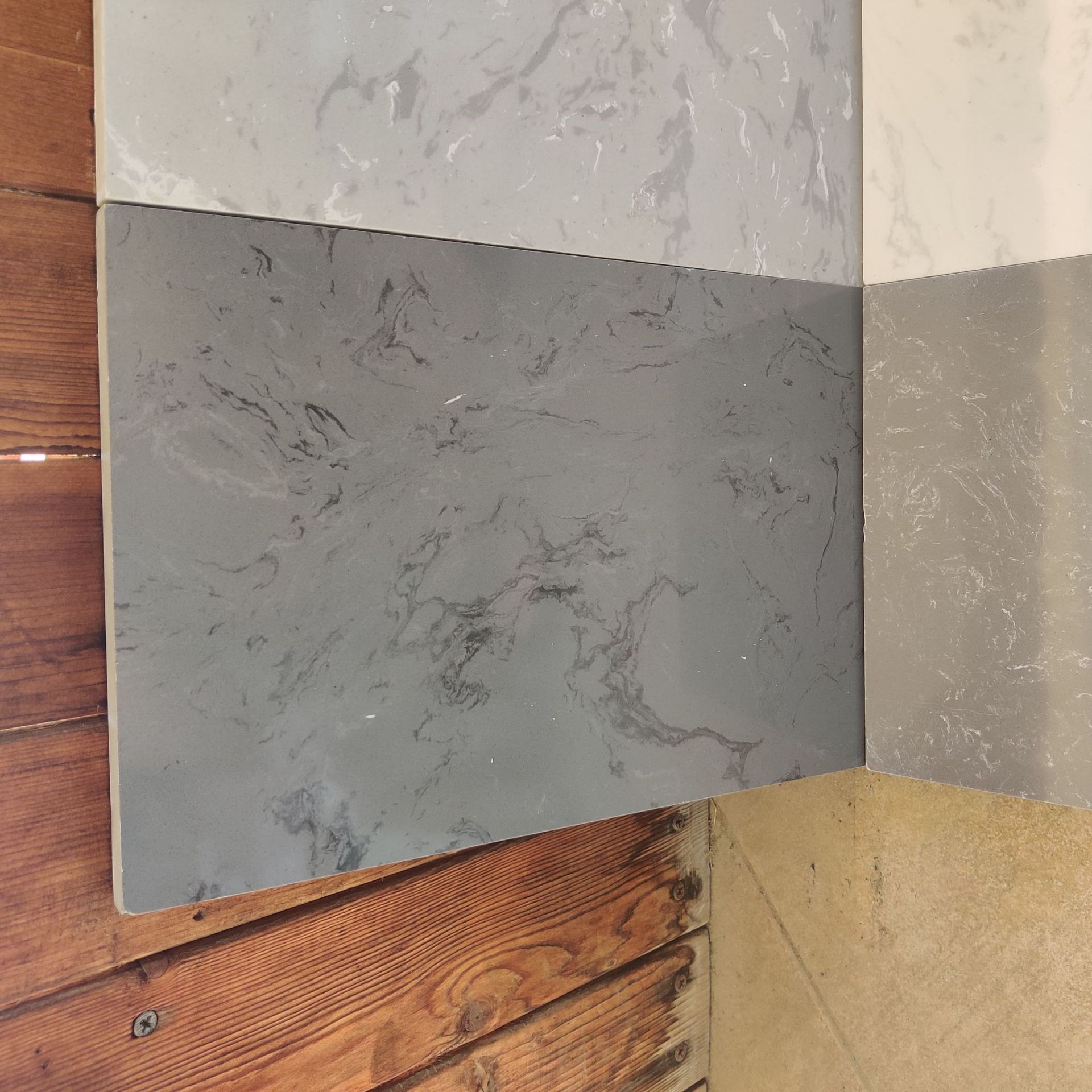 灰色人造大理石花纹板室内商场酒店会所地面墙面铺贴可施工抛光