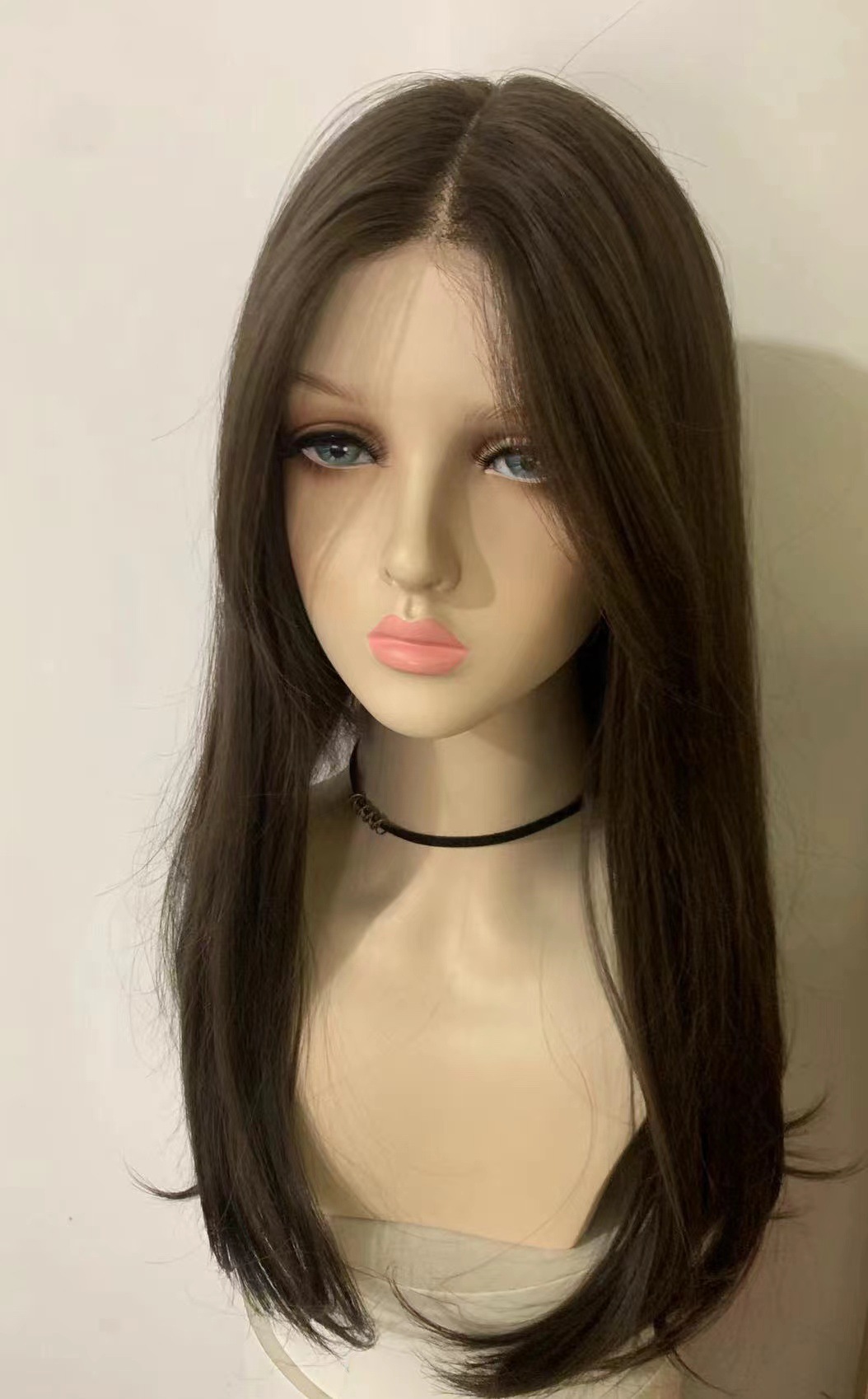 Best-Seller on Douyin Lace Wig Hand-Woven Front Lace Wig Women's Long Curly Hair Straight Hair Full-Head Wig Artificial Wig Wigs