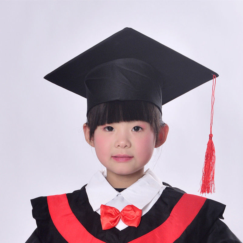 博士帽毕业季儿童幼儿园男毕业博士服帽子女小博士中小学生学士帽