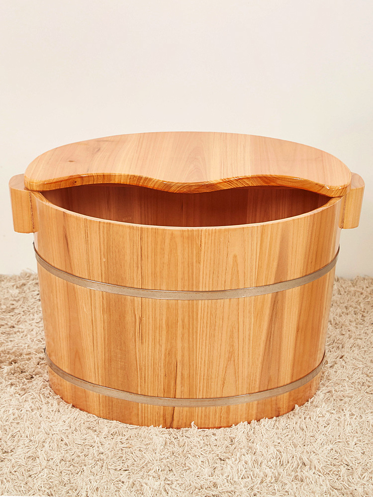 2021香杉木木制脚盆泡脚木桶木头足浴盆实木洗木桶小号木盆泡脚足