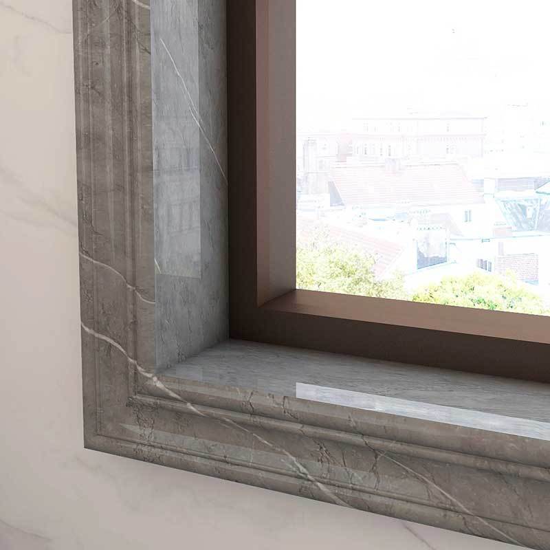 窗台板窗套包边石塑窗套窗框窗户边框面装饰线条板门框门套亚马逊