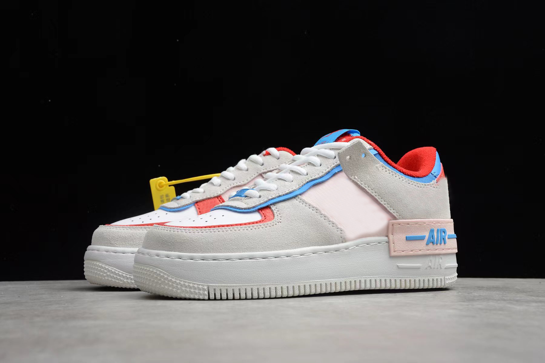 airforce1af1空军一号男鞋糖果马卡龙果冻白粉双钩女鞋休闲鞋板鞋