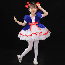 六一儿童节演出服蓬蓬纱裙女童公主裙幼儿园舞蹈服大合唱表演服