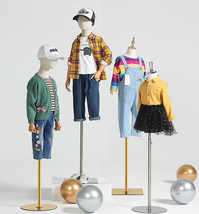 儿童模特道具 童装模 架子假人模型全身人体女展示架服装店陈列架