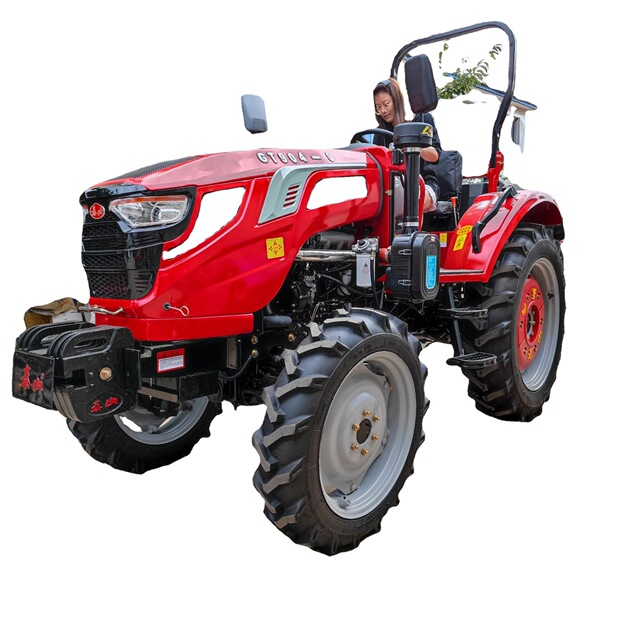 35马力偏坐小四轮拖拉机 28马力四轮旋耕机 小型四轮拖拉机旋耕机