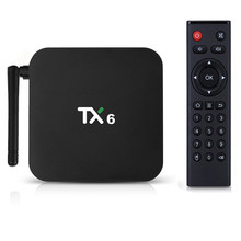 TX6 机顶盒 全志H616 安卓9.0 4GB/32GB 双频WIFI 4k网络播放器