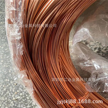电机绕线T2紫铜圆线 红铜丝 1.0 1.5 2.0 2.5mm加工订做扁条 直棒