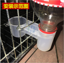 鹦鹉自动喂水器塑料鸽子用水槽水壶加厚双口导水器饮水器