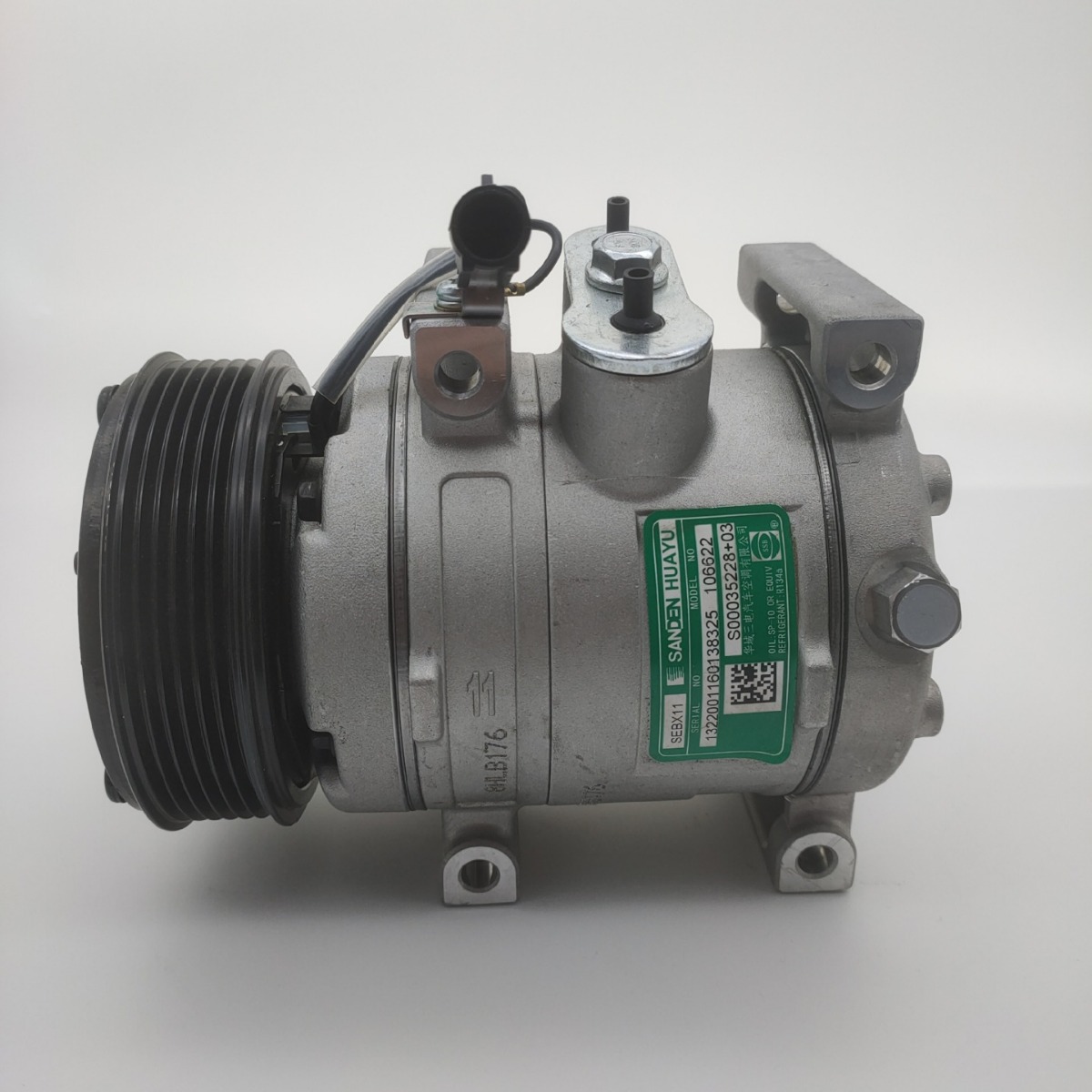 华域三电sebx11 106622跃进汽车压缩机 s00035228 03-阿里巴巴