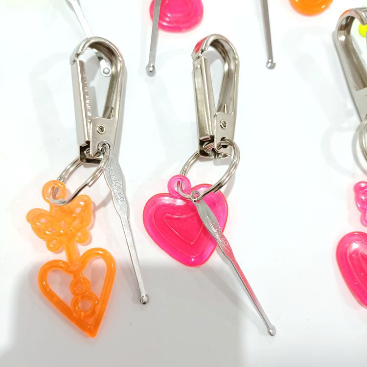 603 Cartoon Key Button Metal Keychain with Pendant Key Iron Button 1 Yuan Supply Gift Supply Department Store