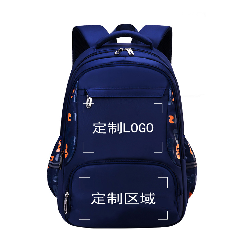 Factory Direct Sales Wholesale New Children's Leisure Schoolbag Lightweight Breathable Large Capacity Backpack for Primary and Secondary School Boys