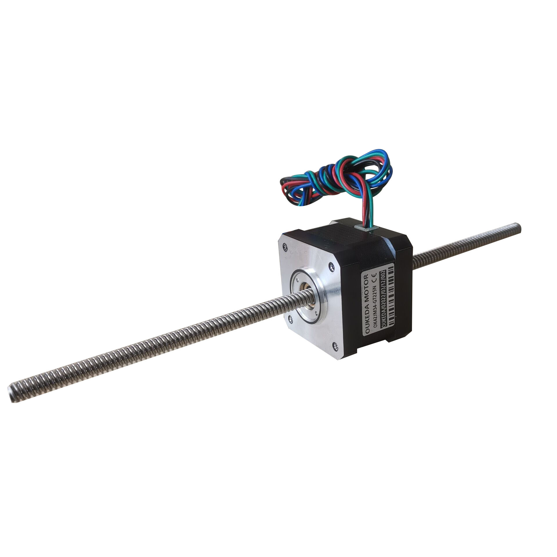 42贯通丝杆电机 42直线丝杆步进电机 导程3.175 丝杆直径6.35