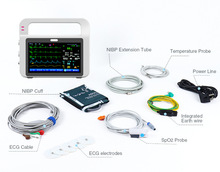 CE认证心生命监测仪E5便携式医用转运监测仪呼吸检测心电监护仪