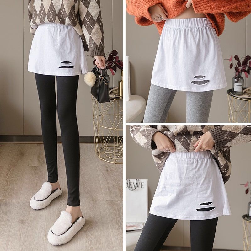 遮屁股帘子小屁帘女内搭卫衣打底假下摆内搭叠穿打底裙鲨鱼裤